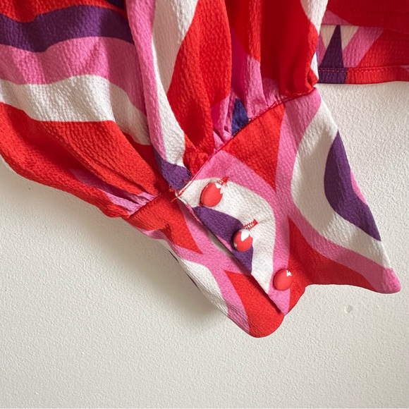 Alexis Multicolor Patterned Blouse size S - Picture 11 of 15